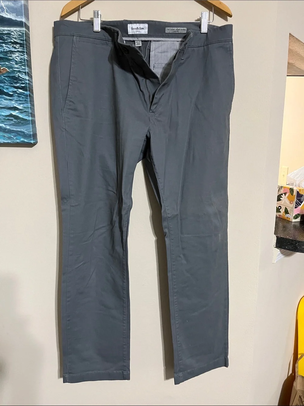 Goodfellow & Co Men's Charcoal Gray Chinos